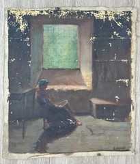 Edith Mann c.1910 American Impressionist oil painting New Hope PA woman artist