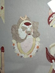 Kirie kirigami Intricate Japanese Rice Paper Cut Out Painted Warriors Art 14×18