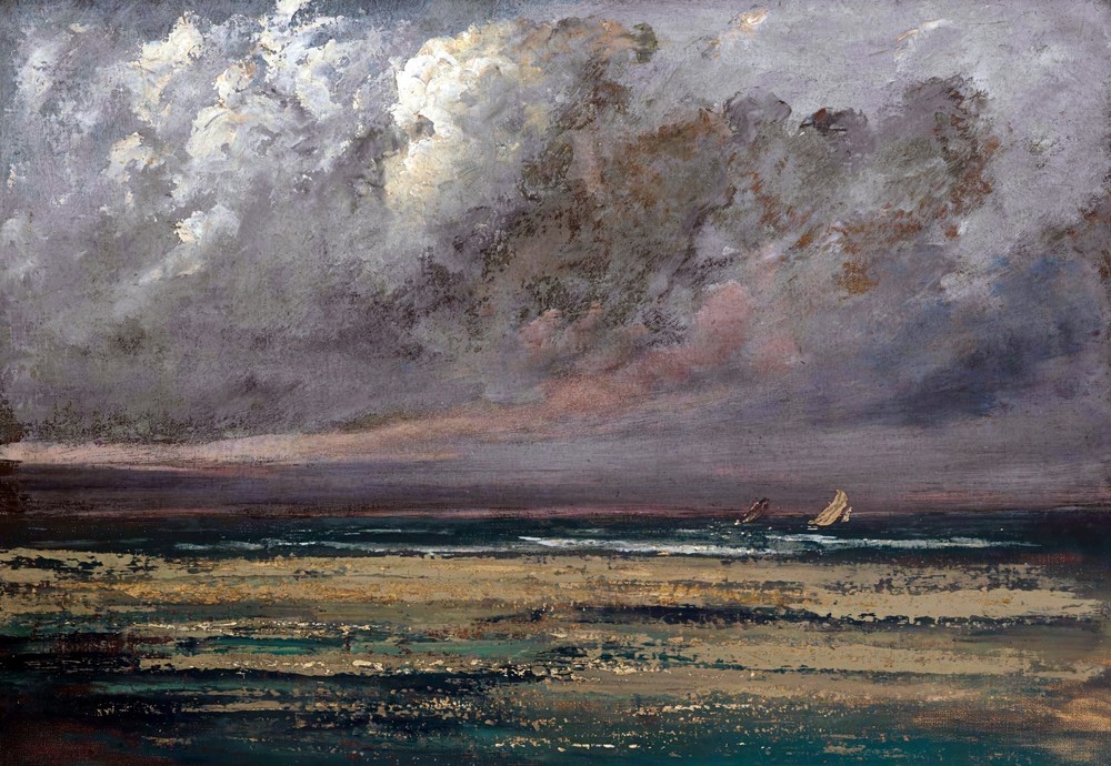 Gustave Courbet Normandy Coast Reproduction – Giclee Canvas/Paper/Stretched
