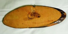 LIVE EDGE WOOD PHOTO ART STAMPED MADE IN CYPRUS VINTAGE ART SAME DAY SHIPPING