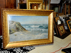 19th C. well listed American Artist Nels Hagerup ( 1864 – 1922 )Dated 1901