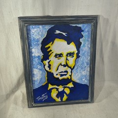 Original Acrylic Painting “ Gettysburg Address“ 12″ X 16″ By Timothy Designs