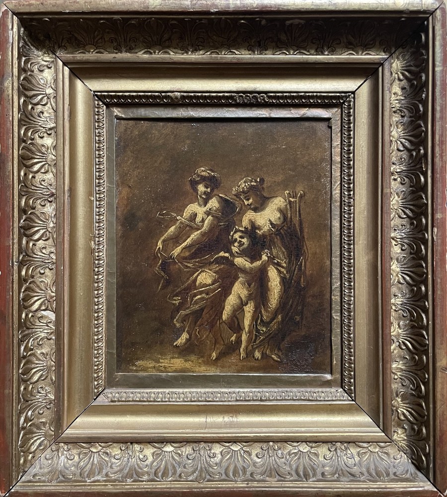 Unidentified Artist „Allegorical Scene with Mythological Figures“