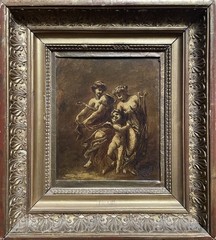 Unidentified Artist „Allegorical Scene with Mythological Figures“