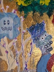Original Painting Bart Gets His Soul Blown Out Simpsons Weird Lowbrow Ghost Tree