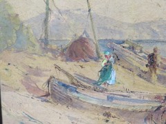 Lyme Regis Dorset by William Edward Riley RBA b.1852