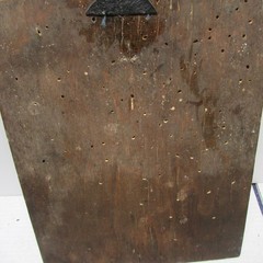 late 18th century eligious painting on wood of saint