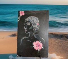 Original Handmade Wall Art Decor Painting On Stretched Cotton Canvas 24″x 36″