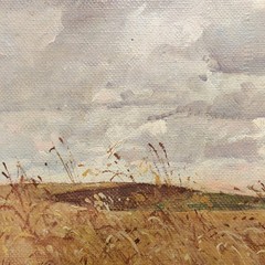 Harry Kluge (1879-1963): SUMMER LANDSCAPE, orig. oil, dated 1943
