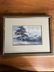 Donald Allen Mosher Painting & Signature. ( Original Professionally Framed)