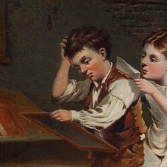 James Clarke Waite (1832-1920) – Late 19th Century Oil, In the Schoolroom
