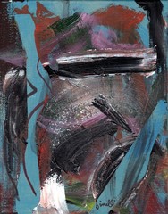 FINELLI ORIGINAL Acrylic Painting High Art Modern Collectible 11×14 COA G9Cc