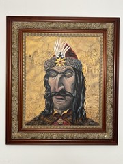 SKOT OLSEN Original Signed Oil On Canvas Painting “Vlad The Impaler” Framed