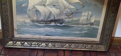 William Frederick Mitchell Naval / Merchant ship LITHO on CANVASS Ship Ocean