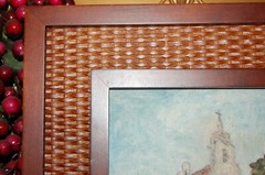 FRAMED ORIGINAL OIL COLONIAL CHURCH SCENE THE SPANISH AMERICAS #1 HECTO VIDAL