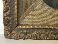 Antique Hand Painted and Signed Women’s Portrait in Original Frame.