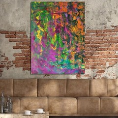 Mark Little, Authentic, original,Painting￼, 81” X 62” Acrylic, Abstract, POP Art
