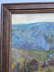 ANTIQUE EARLY CALIFORNIA IMPRESSIONIST PAINTING LANDSCAPE 1910’S MYSTERY ARTIST