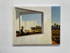 Edward Hopper painting – Man in Office