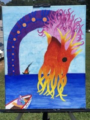 “Let NONE Live” 20×16 Inch Canvas, by LADO