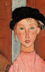 Amedeo Modigliani Signed Oil Painting on Canvas 16×24 in Modernism ..