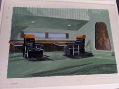 LAND OF THE GIANTS Movie Props CONCEPT ART PAINTING Sci-fi FIlm 1968 Spindrift
