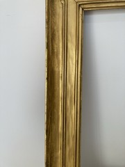 J. H. Miller 23karat Gold Leaf Gilded Arts And Crafts Frame 4” Moulding