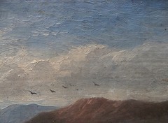 OLD NY ESTATE Oil Painting ROMANTICISM ARTIST Boating Party HUDSON RIVER SCHOOL