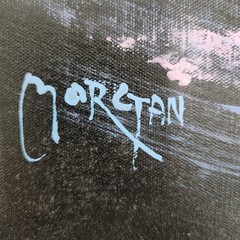 Morgan Vintage Original Oil Painting Lighthouse Moonlit Seascape Framed 41×29