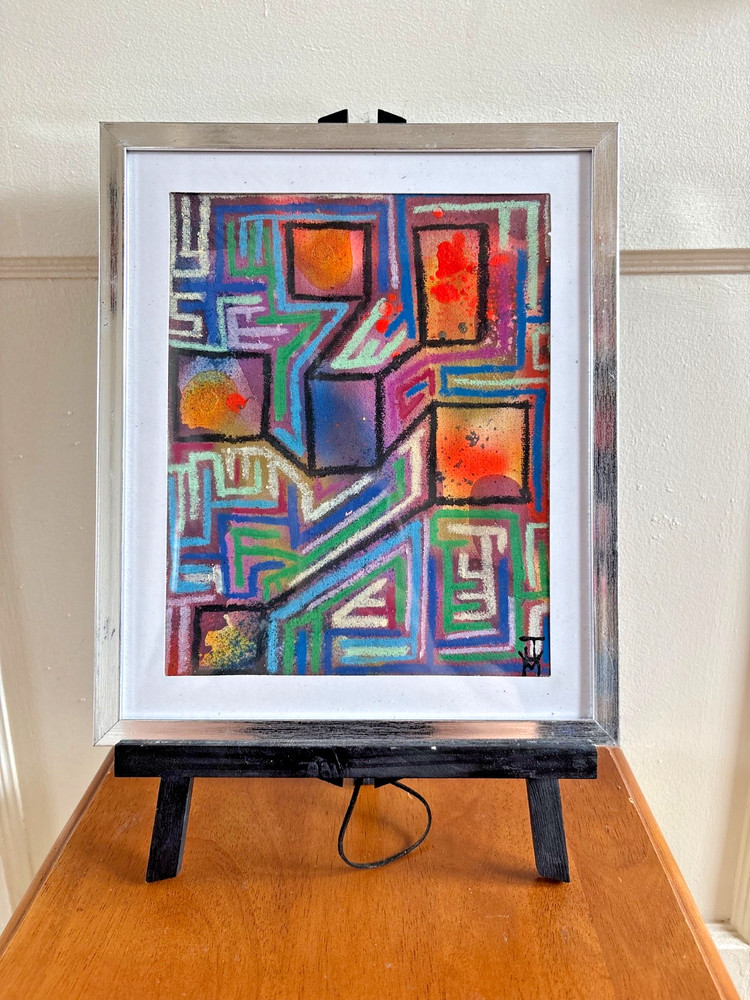 Original Murillo Painting | He Sucks | 8×10″, Mixed Media on Board | Signed