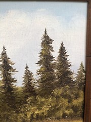 Vintage Oil Painting by Norma Wilson 1981 – 22” X 19”