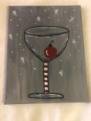 utah artist Casey Stoker Primitive acrylic on canvas 11 in by 14 in 2022