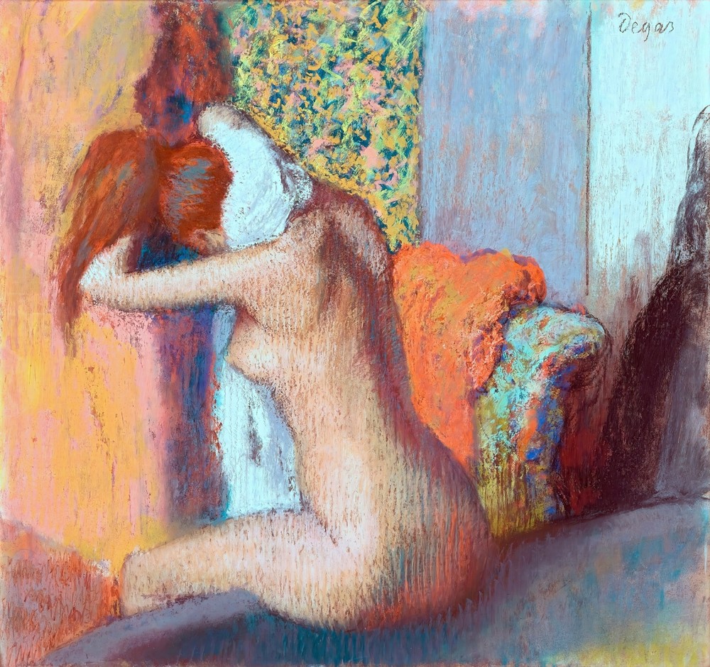 Edgar Degas After the Bath Painting Reproduction – Giclee Canvas/Paper/Stretched