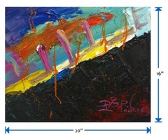 SIGNED ABSTRACT FLOWERS FLORAL█ORIGINAL█OIL█PAINTING█OUTSIDER█IMPRESSIONISM ART