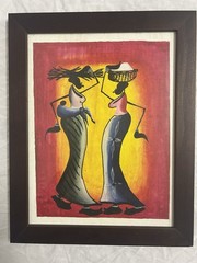 Malawi Original Framed Painting – Framed Size 39cm x 31cm