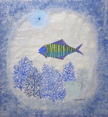 KEIKO MINAMI Signed c. 1960’s Original Watercolor and Gouache on Paper Painting