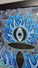 „Cosmic Consciousness“ – Original Painting (9×12 inches) – watercolor & acrylic