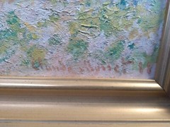 CLAUDE MONET TEXTURED PRINT ON CANVAS LIMITED EDITION LOOKS & FEELS REAL!!