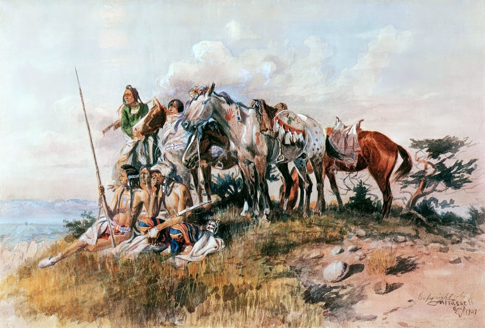 Charles Russell Smoke Signal Reproduction – Giclee Canvas/Paper/Stretched