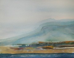 ANN KLOPPENBURG – ‚Mullaghmore Beach‘ – Watercolor Painting – Canada – C. 1990’s