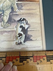 „Nitey Nite“ Watercolor By Arthur Brennan AFTER Bessie Pease Gutmann 8.5”x 10.5