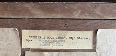 FREDERICK ZIMMERMAN Original Signed California High Sierras Oil Painting LISTED