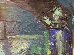 Carlo of Hollywood Oil On Canvas Painting Mid Century