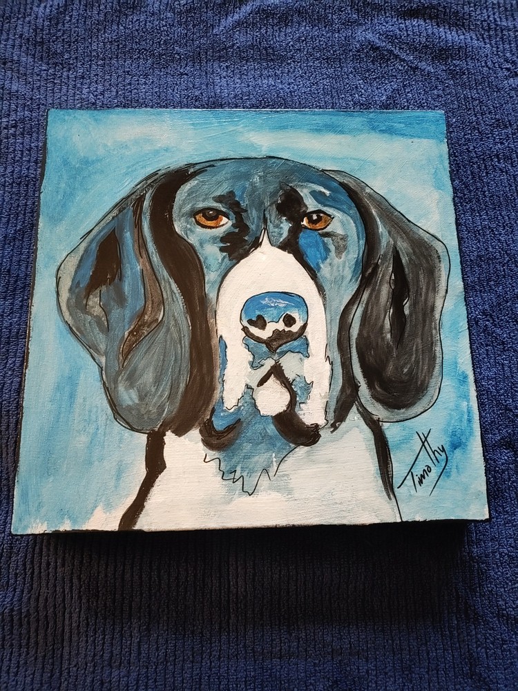 Original Acrylic Painting „You Ain’t Nothin But A“ 12″ X 12″ By Timothy Designs
