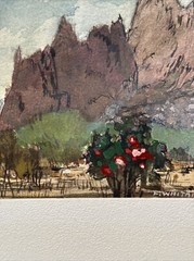 FREDERIC WHITAKER PAINTING AMERICAN LANDSCAPE IMPRESSIONISM LISTED FAMOUS SMALL