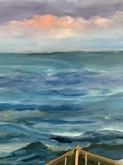 2026 High Seas Oil Painting By Gina Vann Large