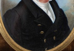 Wilhelm Fest (active in Vienna and Berlin) „Portrait of a gentleman“, ca.1830