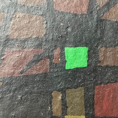 Oscar Cleve Abstract Painting 1961 Swedish Modernism 20×40 cm