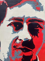 Original Colombian oil hand painting 32inx44in Pablo Escobar cartel drug lord