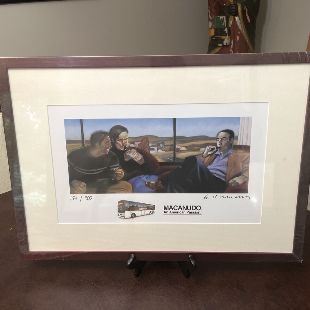GARY KELLEY RETRO PAINTING MACANUDO AN AMERICAN PASSION 2002 AUTOGRAPH 121/300